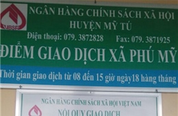 Giao dịch tại xã chỉ một ngày cố định trong tháng